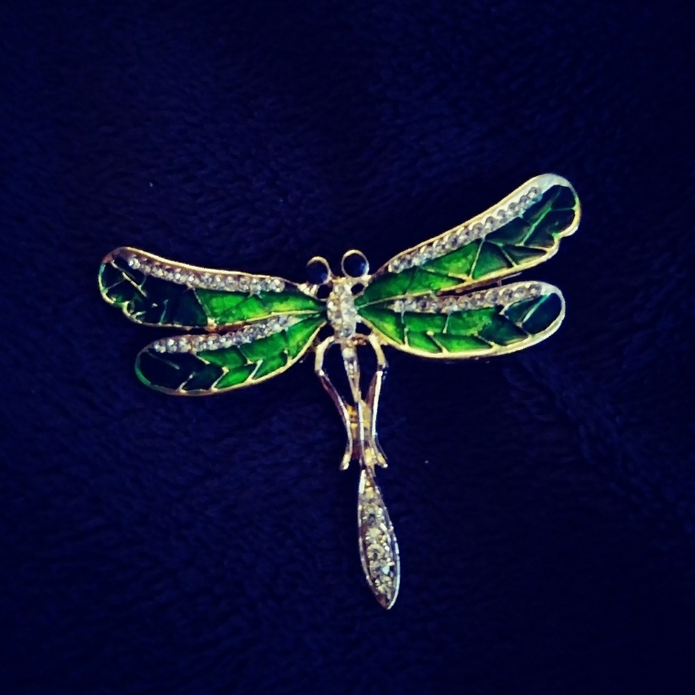 Dragonfly Brooch New in pkg - Picture 2 of 4